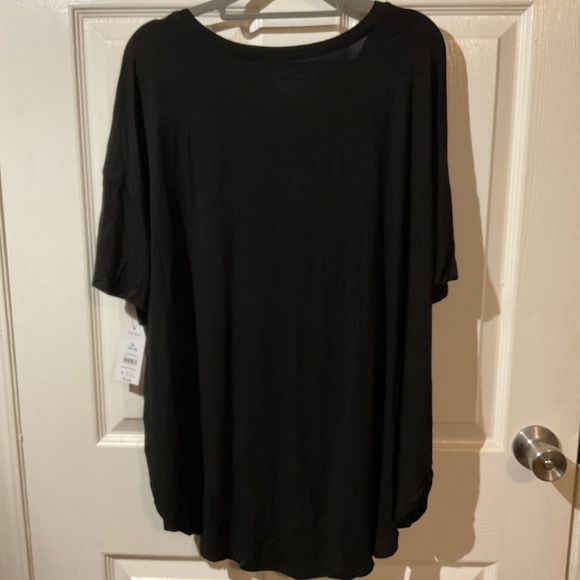 NWT Black Time and Tru Crew Neck Tunic Tee - Picture 5 of 5